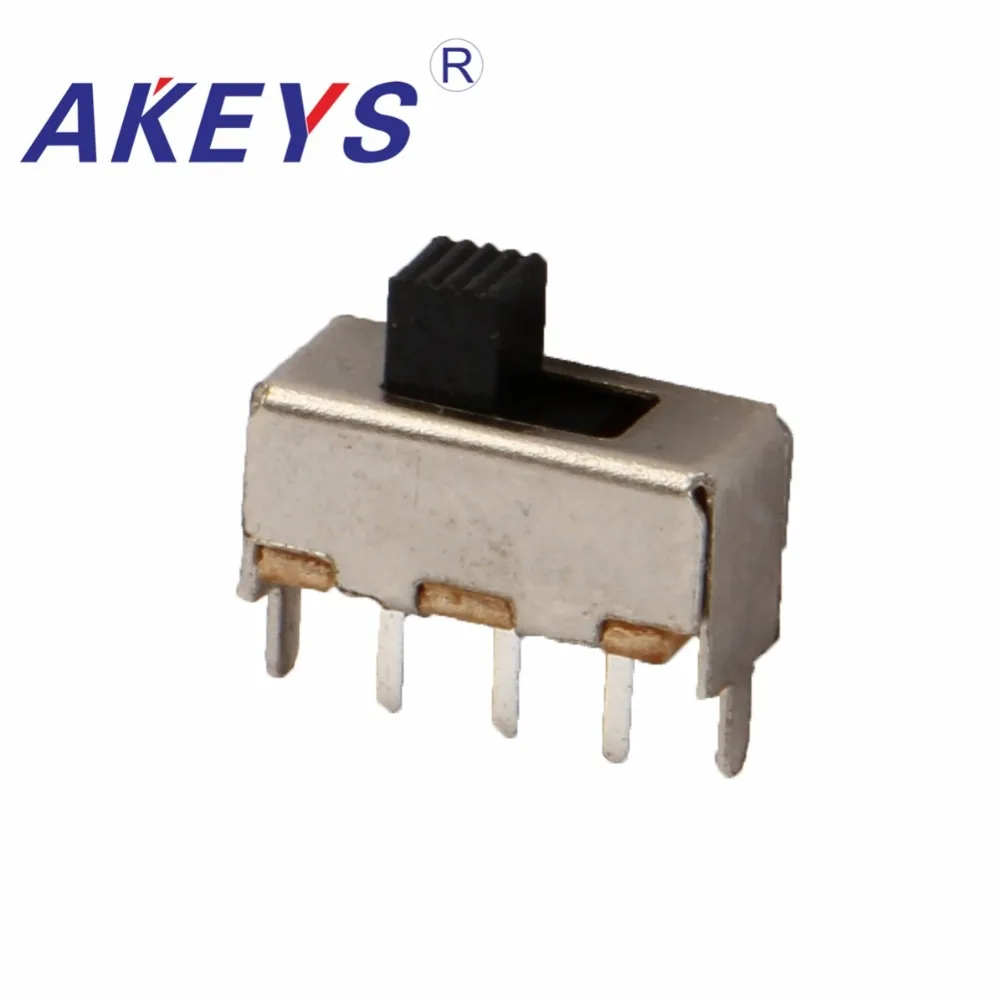 

10 шт SS-12F44 1P2T-G3/G4/G5/G6/G8 однополюсный двойной выключатель вертикального типа 3 pin с 2 фиксированными контактами DIP переключатель