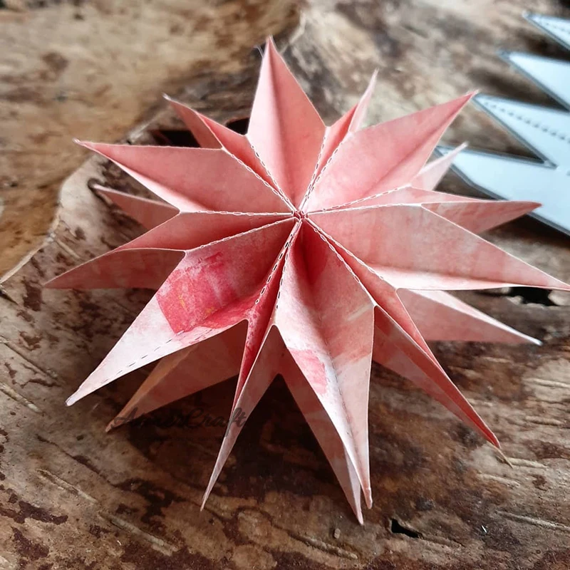 3D металлические Вырубные штампы в виде цветов и звезд искусственное рельефное