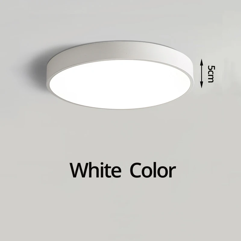 White color Современный скандинавский светодиодный потолочный светильник для спальни с пультом дистанционного управления для 8-20 квадратных метров plafonnier светодиодный осветительный прибор candeeiro de teto - Цвет корпуса: White color