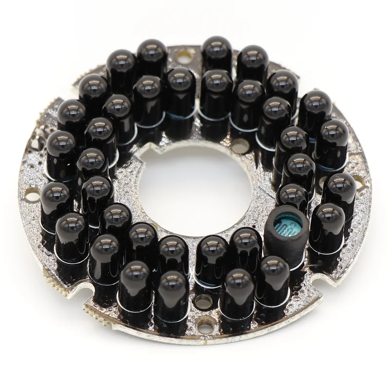 

940nm 90 degrees CCTV Accessories infrared light 36 Grain IR LED board for Surveillance cameras night vision diameter 53mm