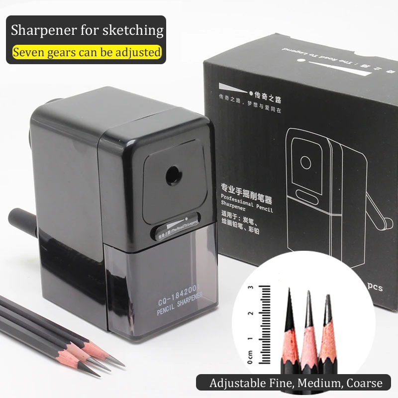 

Hand-cranked pencil sharpener Can sharpen long core Sketch professional pencil sharpener art sketch special automatic