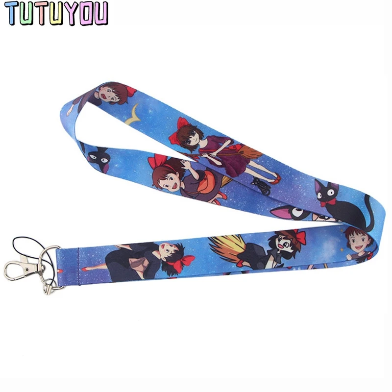 

PC233 Wholesale 20pcs/ Lot Cartoon Girl Lanyards Id Badge Holder Keychain ID Card Pass Mobile Badge Holder