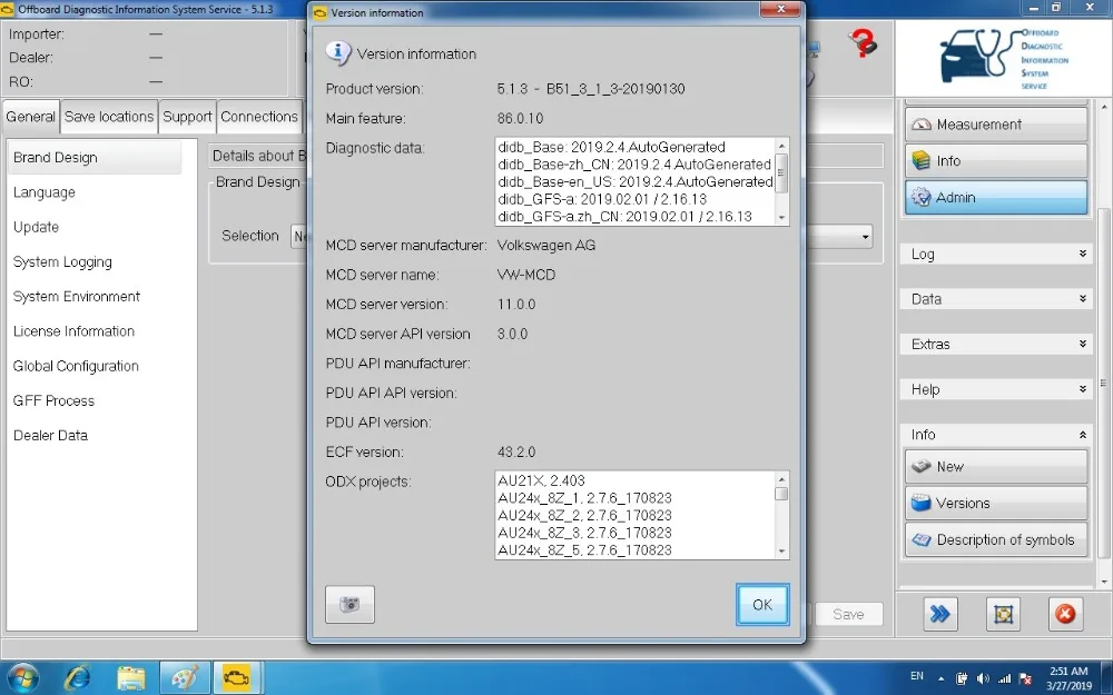VAS5054A программное обеспечение ODIS V5.16/V5.13 в HDD готов к использованию vas5054a полное Программное обеспечение для v w для au-di V5.16 добавить hon-da toyo-ta