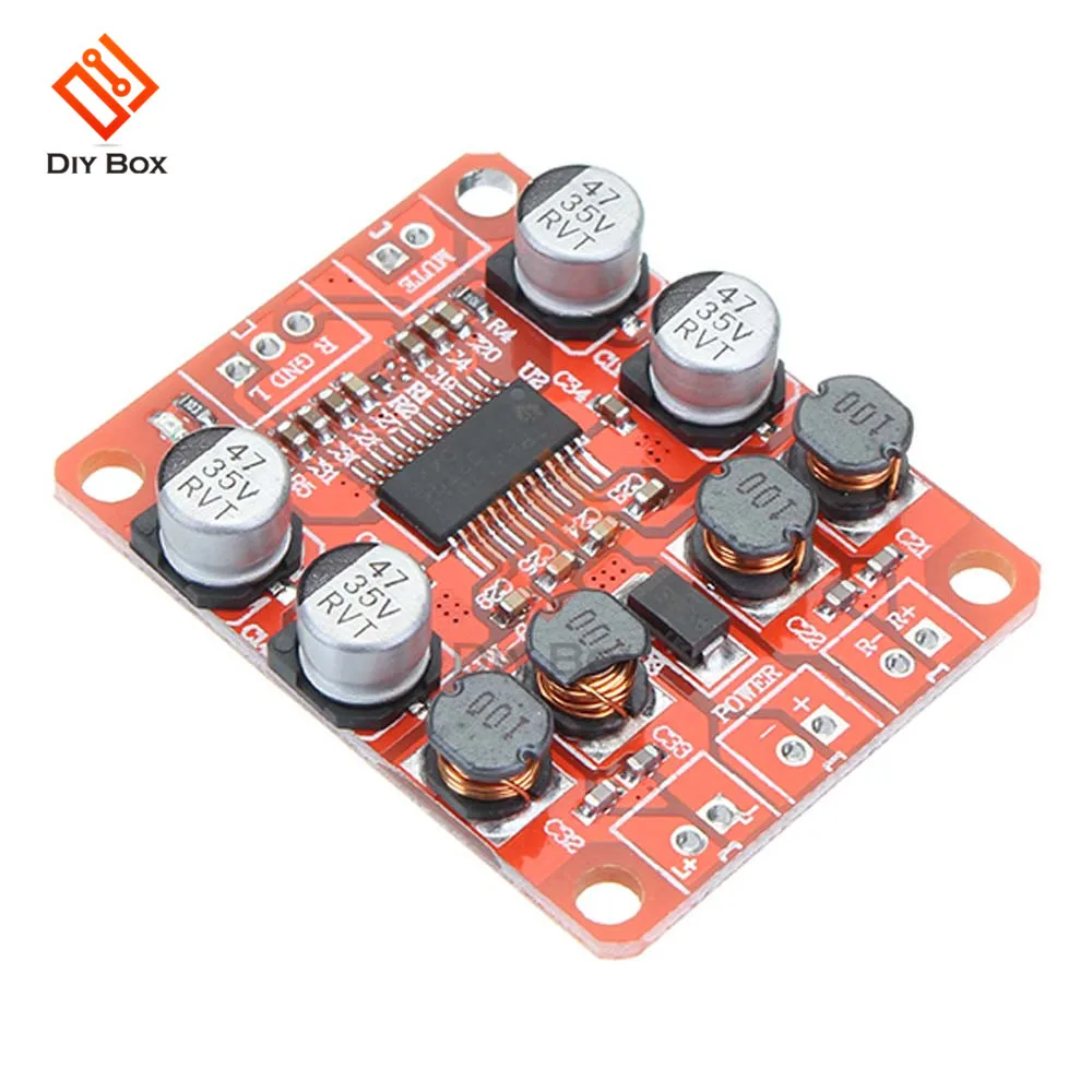 

TPA3110 Digital Audio Amplifier Board 15W+15W 2.0 Channel DC 12V Stereo Power AMP Sound System PCB Subwoofer Car Auto Speaker