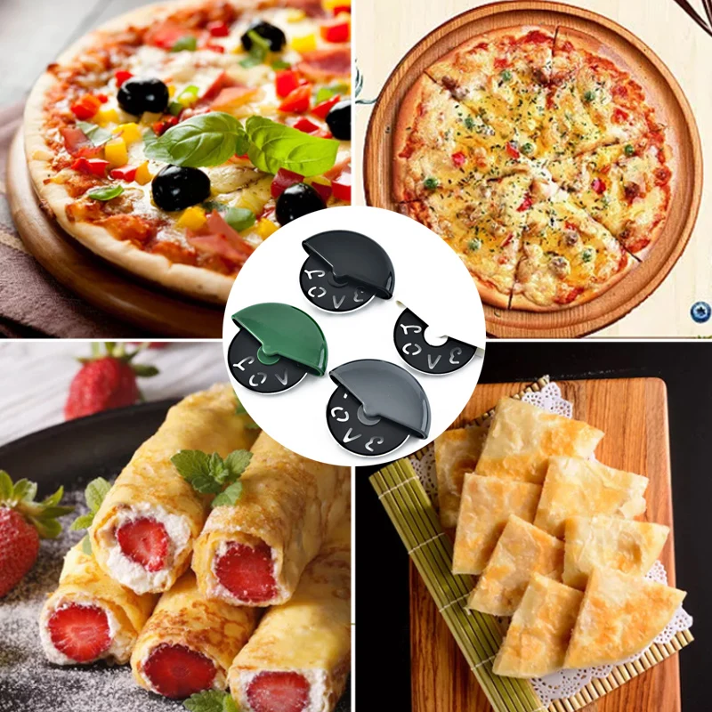

Stainless Steel Pizza Single Wheel Cut Tools Diameter 7.1CM Household Pizza Knife Cake Tools Wheel Use For Waffle Cookies