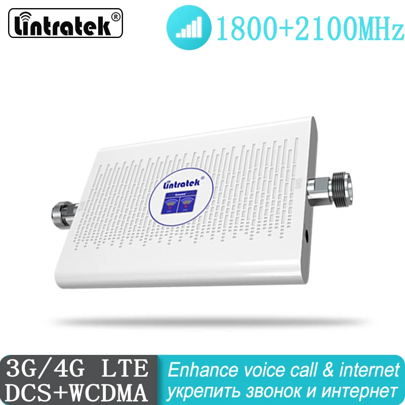 Lintratek усилитель сигнала UMTS CDMA 850 шт. 1900 AWS 1700 МГц 4G 3G 2G ретранслятор сотовый