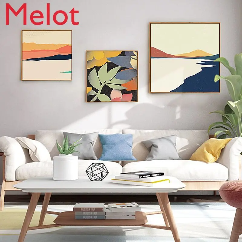 Beste Kamer Decoratieve Paintingsquare Kleine Size Abstracte Sofa Opknoping Schilderen Stijl Wall Art Decor Wall Art Slaapkamer Decor Room Decor