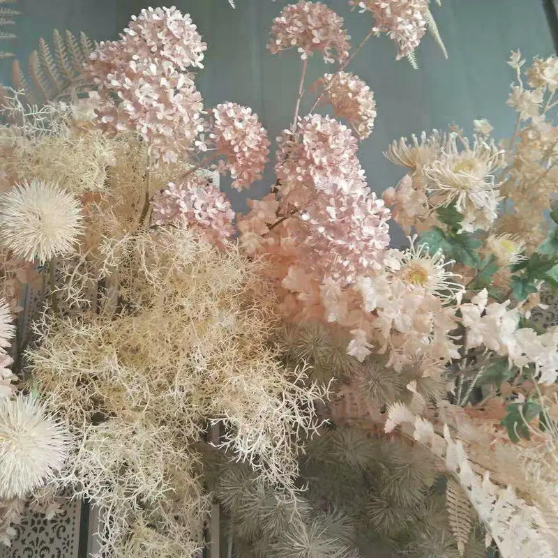 80 см поддельные высушенная ветка Свадебные украшения Макет с цветочным рисунком