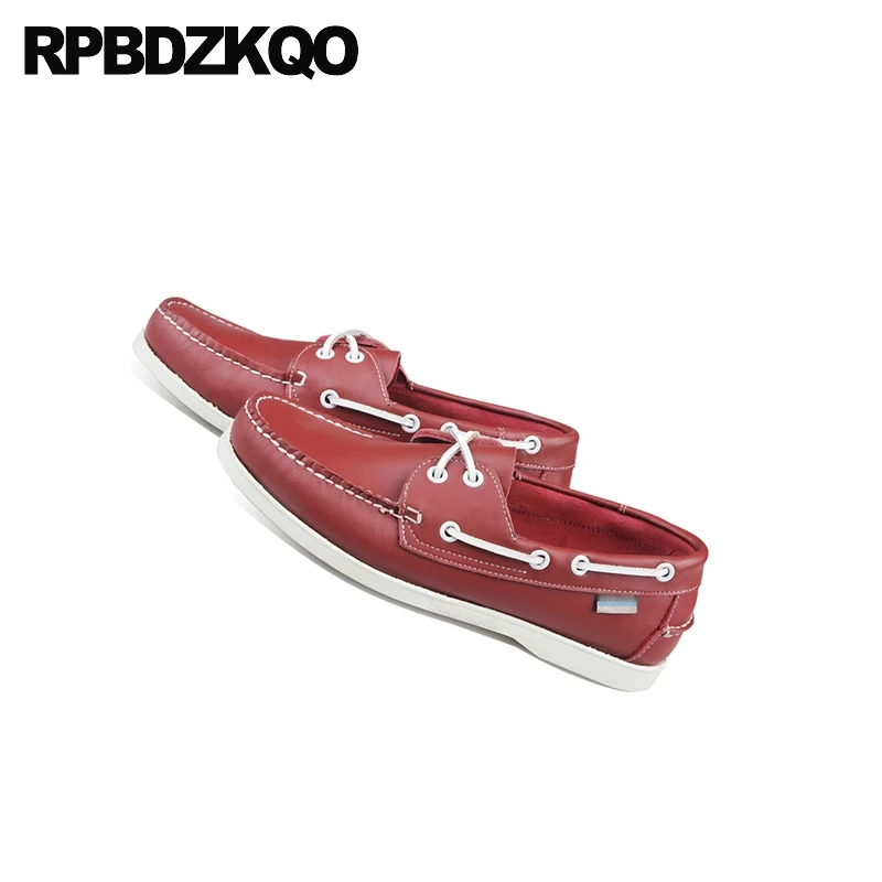 плоские твердый ретро повседневная новый большой размер Британский стиль