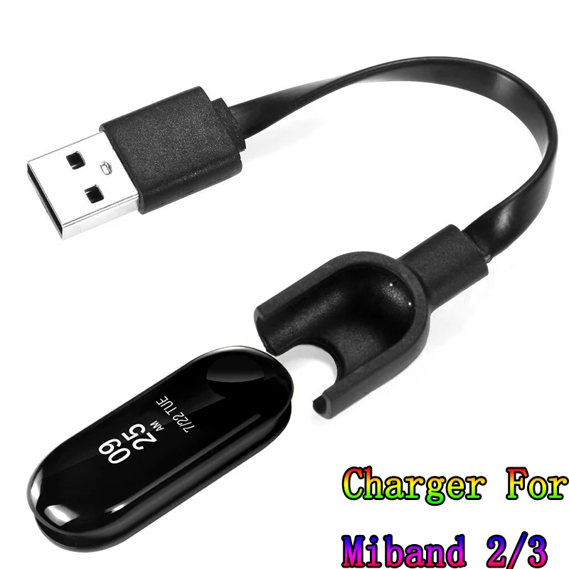 Зарядный кабель для Xiaomi Mi Band 2 3 ручное кольцо шнур зарядки умный Браслет