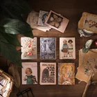 20 наборов Kawaii канцелярские наклейки средневековая Ретро Печать для дневника планировщик декоративные мобильные наклейки Скрапбукинг DIY ремесло наклейки