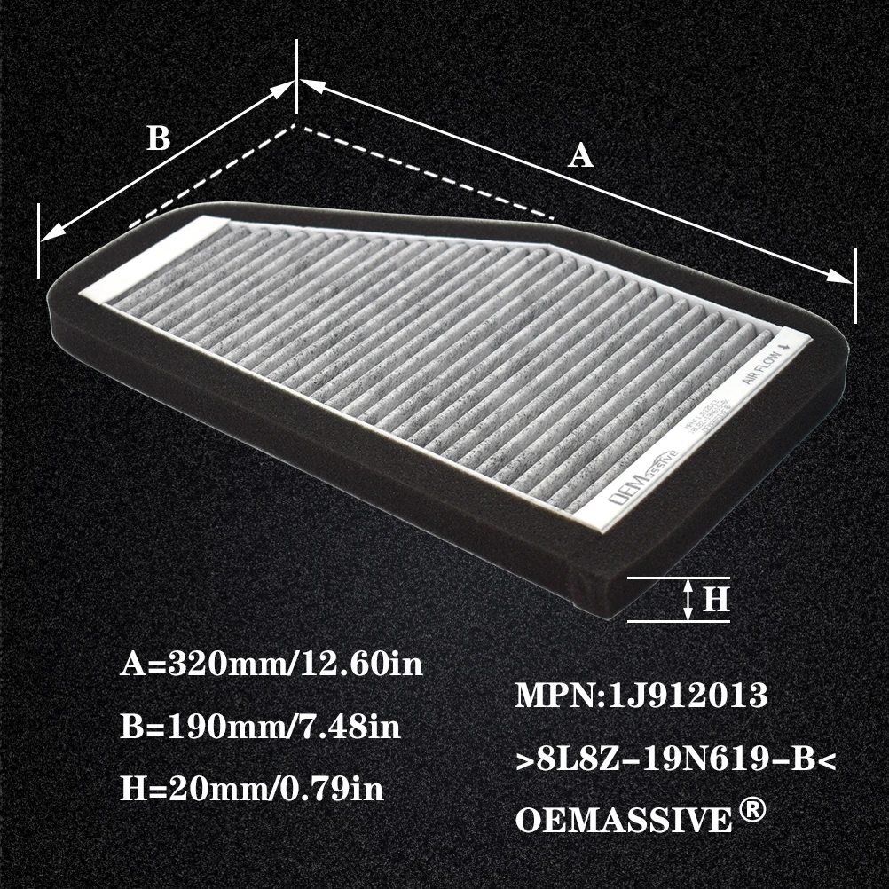 Автомобильный фильтр для кондиционера с активированным углем 8L8Z 19N619 B Ford ession Mercury