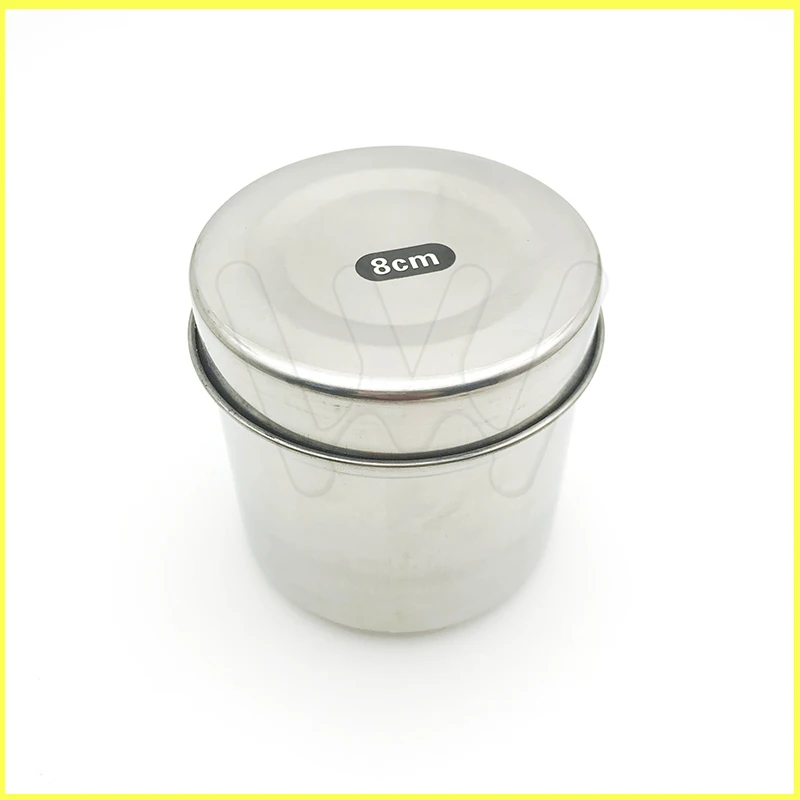 8 см tattoo медицинские Нержавеющая сталь хлопок дезинфекции контейнер-цистерна