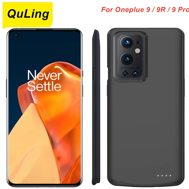 QuLing 6800 мАч для OnePlus 9 9R Pro Чехол аккумулятора зарядное устройство чехол