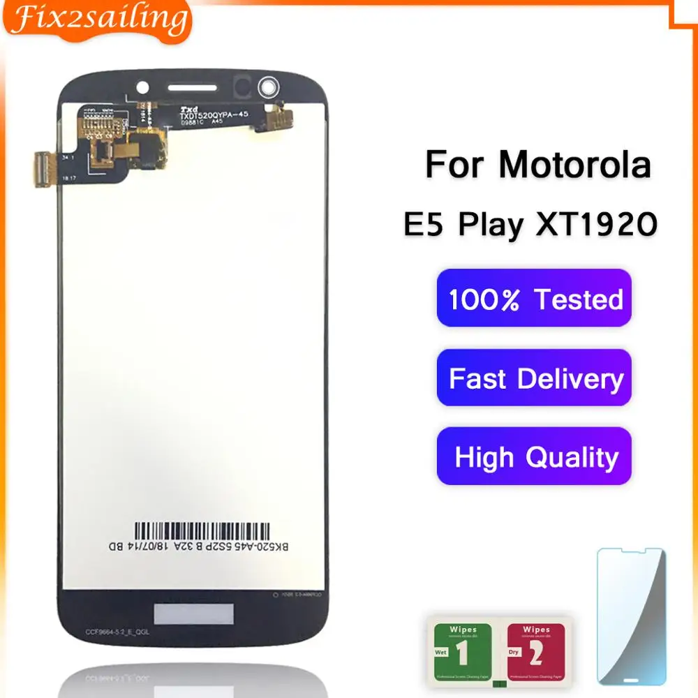 ЖК-дисплей для Motorola MOTO E5 play сенсорный экран дигитайзер в сборе сменный Moto Play XT1920