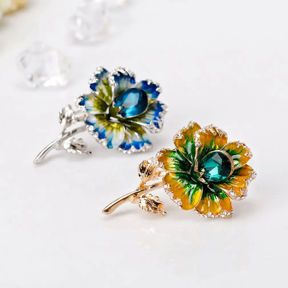 Модные стразы шпильки сплав капельного окрашенные высококачественные