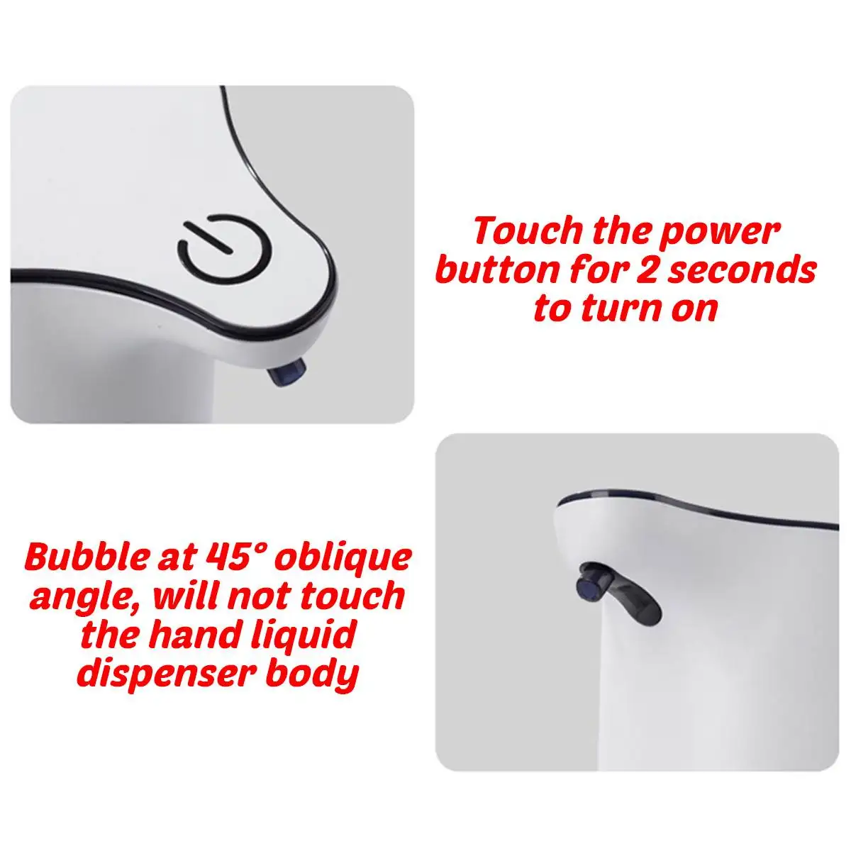 

Touchless Bathroom Dispenser Smart Senso Liquid Soap Dispenser for Kitchen Hand Free Automatic Soap Dispenser for Bathroom