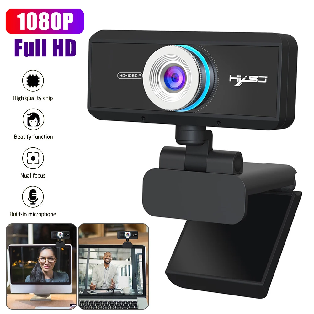 2020 новая 720P/1080P Веб камера HD USB веб с микрофоном компьютерный ноутбук для ПК