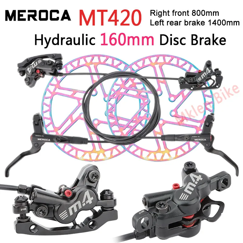

2021 Новый MT420 горный велосипед для листовой штамповки, вальцевание гидравлическим четырех-диск поршня тормозной правая передняя/задний левы...
