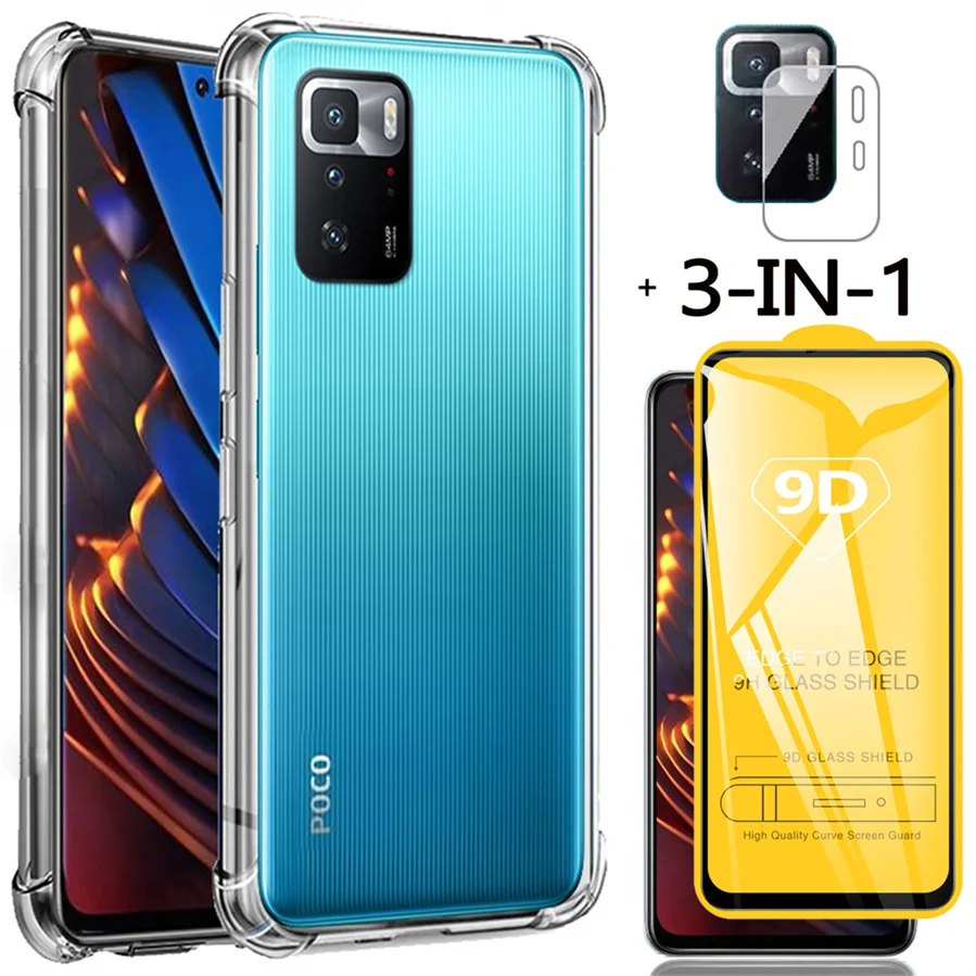 

Case for Poco X3 GT 5G Shockproof Silicone Cover Poco X 3 GT Soft Clear Phone Cases for Pocophone X3 GT Xiaomi Poco X3 GT Case