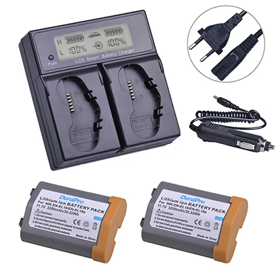 2 Battery Set 1 шт. 3200 мАч LP-E4 LP E4 LP-E4N батарея для камеры+ ЖК быстрое зарядное устройство для Canon EOS 1D Mark III, EOS-1D Mark IV, EOS 1Ds Mark III - Цвет: 2 Battery Set