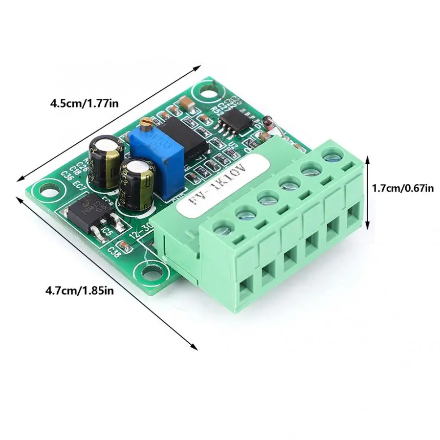 1 шт. FV-1KHz10V частоты модуль преобразователя Напряжения переменного тока 0 ~ кГц до