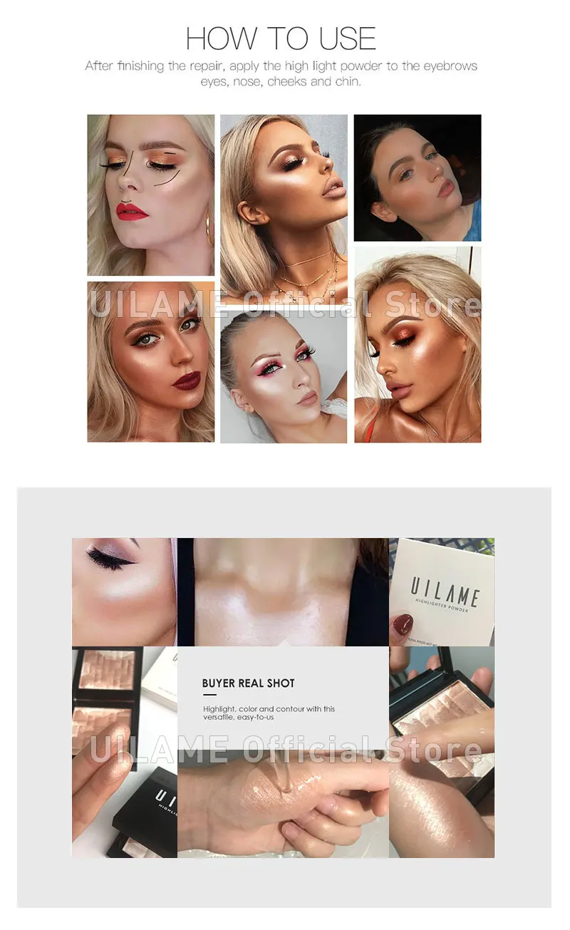 Хайлайтер Сияющий макияж Glow Kit осветлитель для лица Контурная Запеченная пудра, хайлайтер палитра бронзатор