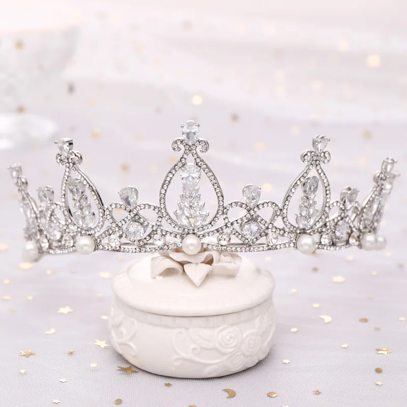 Fashion Bridal Crown Luxury Zircon Handmade Shiny Tiaras Weeding Hairband Women Hair Jewelry Accessories VL | Украшения и