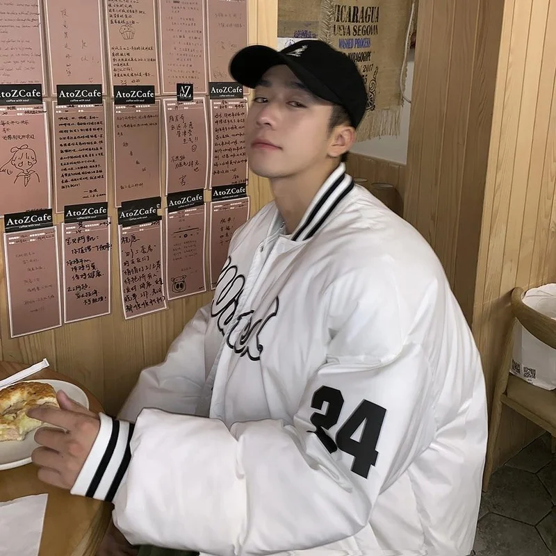 Men's and Women's Loose Trend Fashion Sports Style Warm Baseball Uniforms New American Baseball Uniforms for Autumn and Winter