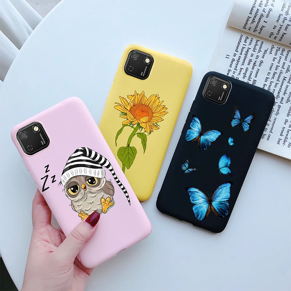 honor 9s silicon case for huawei y5p 2020 cover love heart flower soft tpu phone case for huawei y5p dra lx9 honor 9s 9 s fundas free global shipping