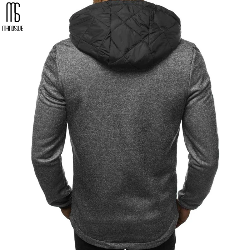 Мужская повседневная куртка на молнии Manoswe плотная теплая хлопковая приталенная