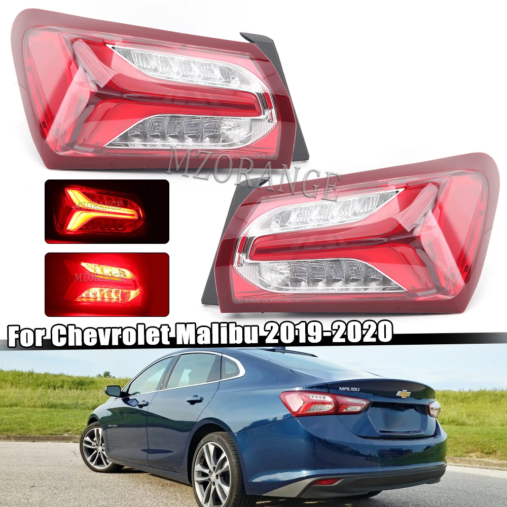 

LED Tail Light For Chevrolet Malibu XL 2019 2020 US Version Rear Brake Turn Signal Warning Stop Lamp Car Accessories Free Return