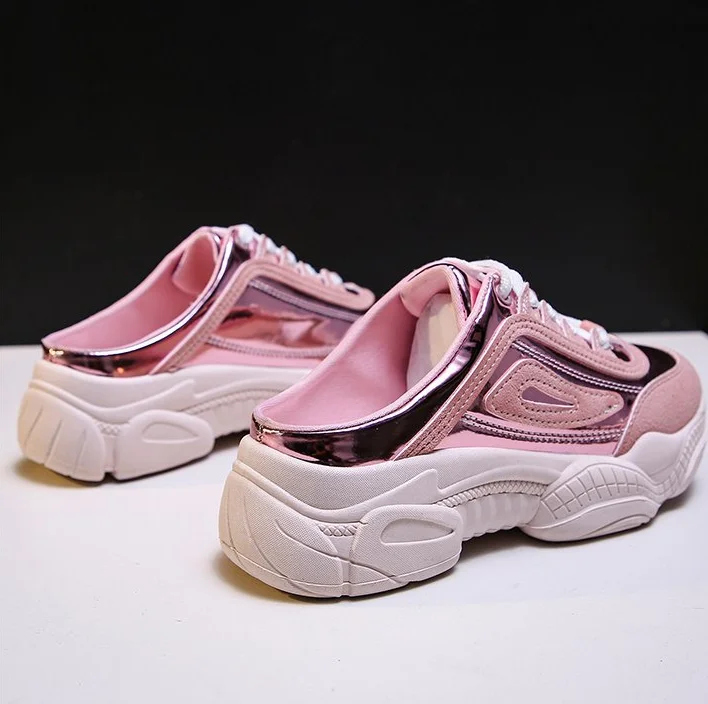 

Women Shoes Plus Size Sneaker Woman Breathable Vulcanized Shoes Women's Summer Casual Flat 2020 Ladies Comfort Female Slippers