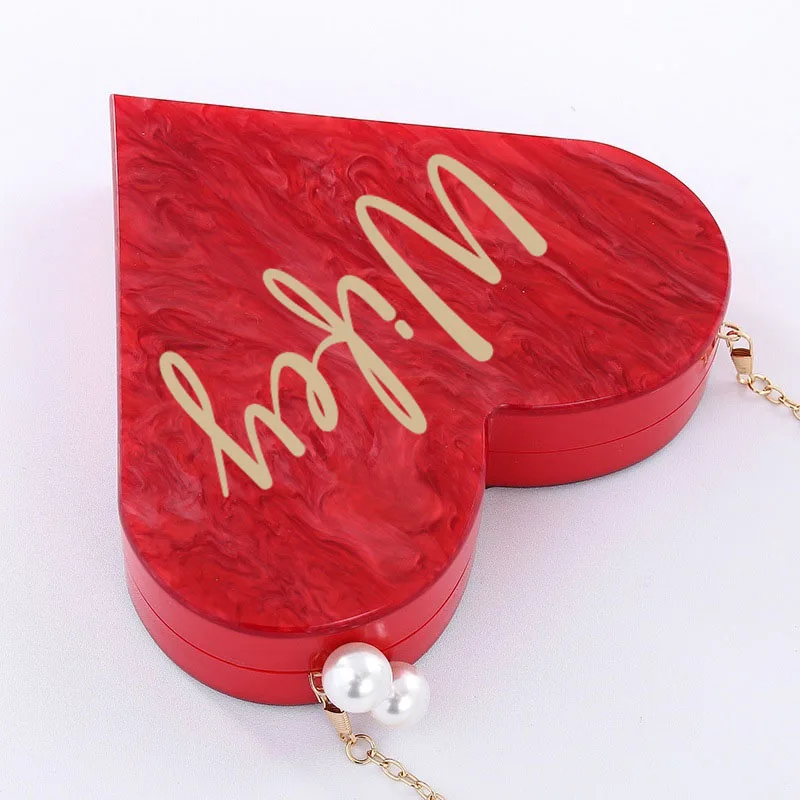 Индивидуальный акриловый клатч новинка Модные Классические Акриловые Сумки в