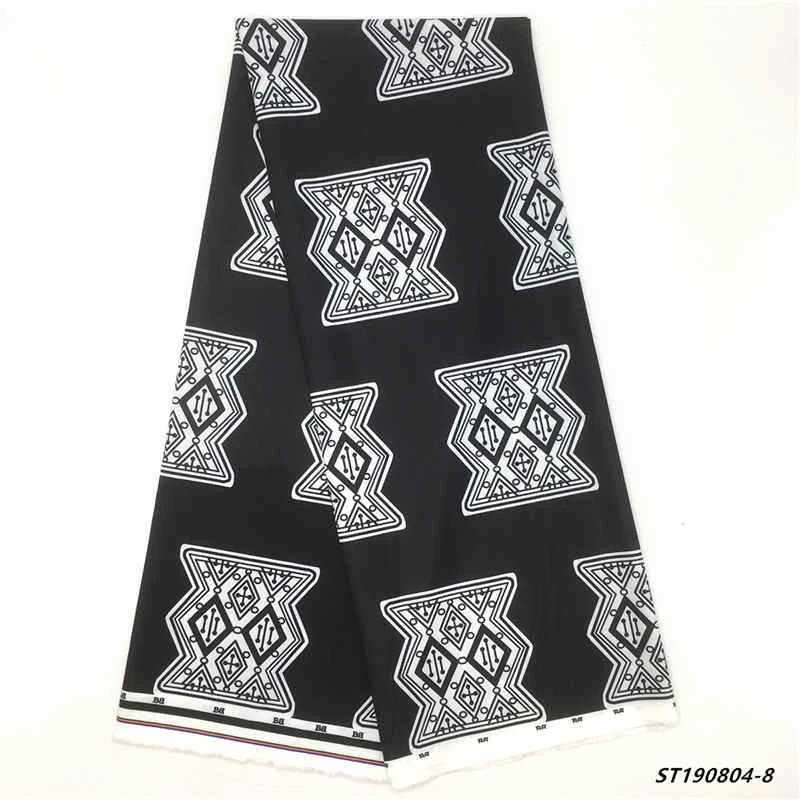 ST190804-8 Mr. Z Анкара Африканский Воск принты ткань нигерийский Атлас восковые ткани Высокое качество 5 ярдов Высокое качество имитировать Slik ткань - Цвет: ST190804-8