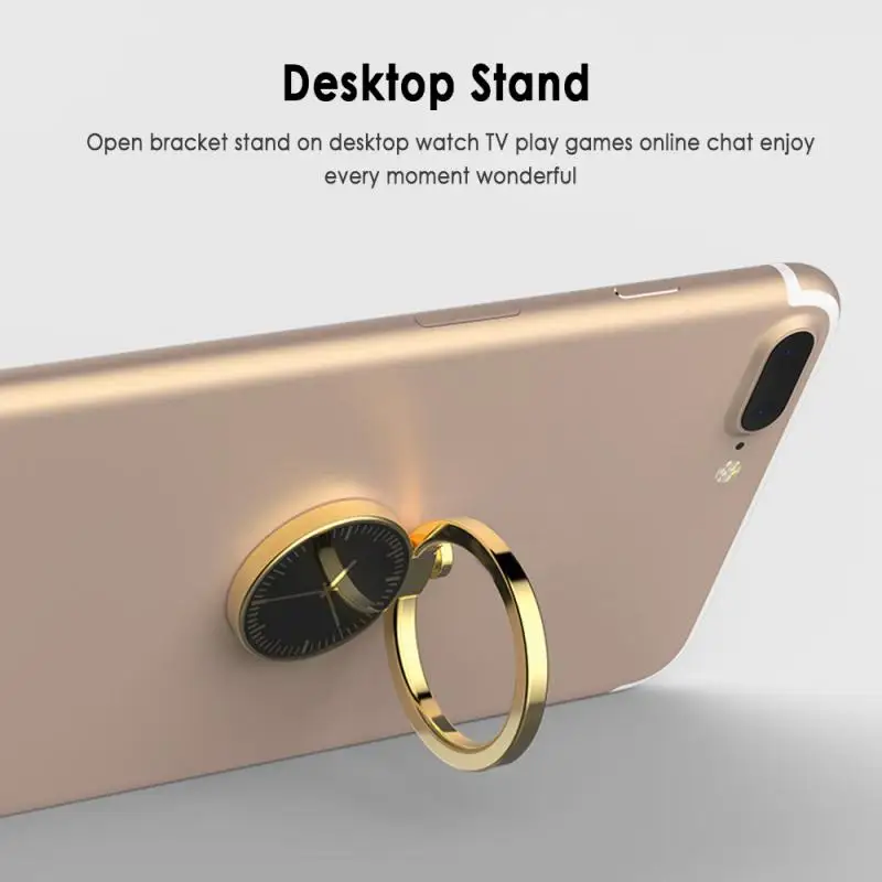 Держатель из сплава с кольцом на палец Роскошный Универсальный дизайн часов