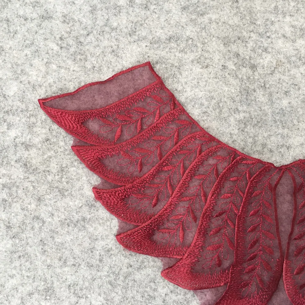 Высокое качество Кружева декольте ткань вышивка тюль кружева воротник товары