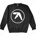 Мужская Осенняя толстовка, черная толстовка с капюшоном с логотипом APHEX TWIN, тонкая толстовка с логотипом электронной музыки и техническим HARDCORE на базе windows