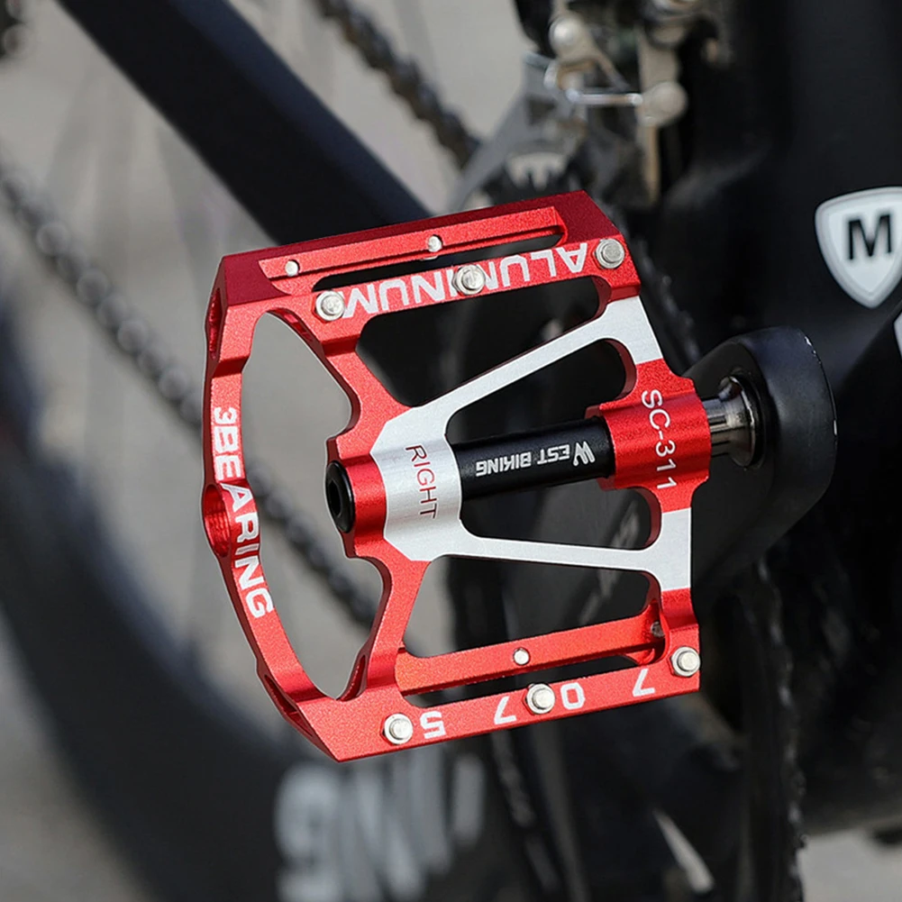 Велосипедные педали WEST BIKING 1 пара ультралегкие на платформе из алюминиевого