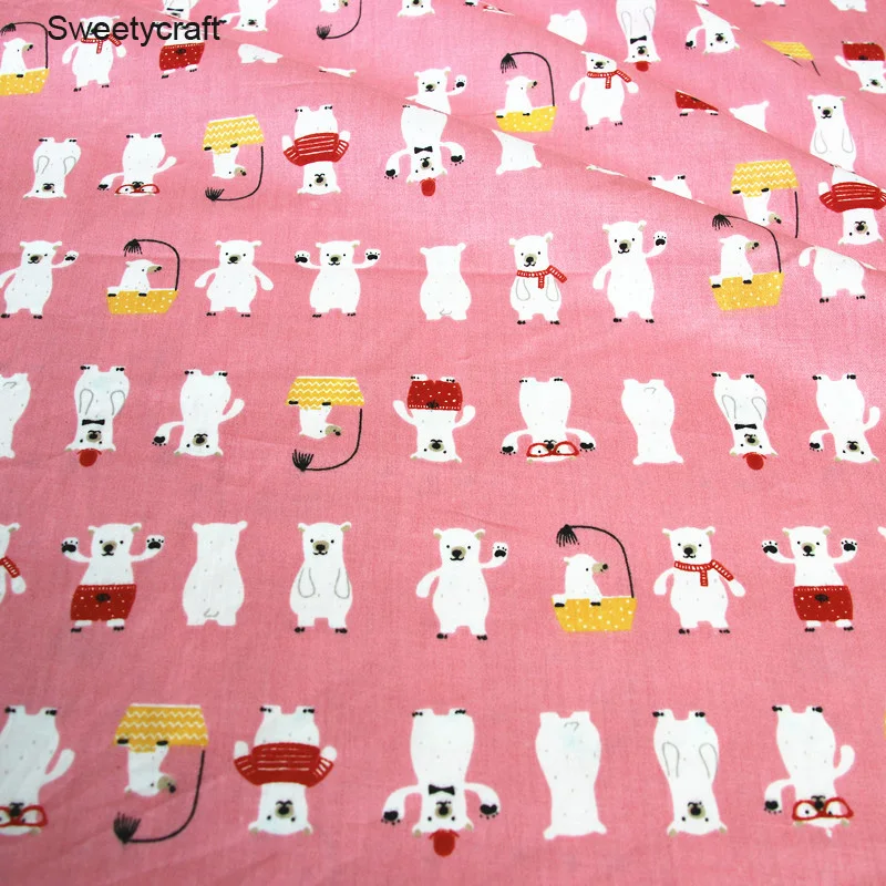 Детская хлопчатобумажная ткань с принтом мультяшная простыня для лоскутного