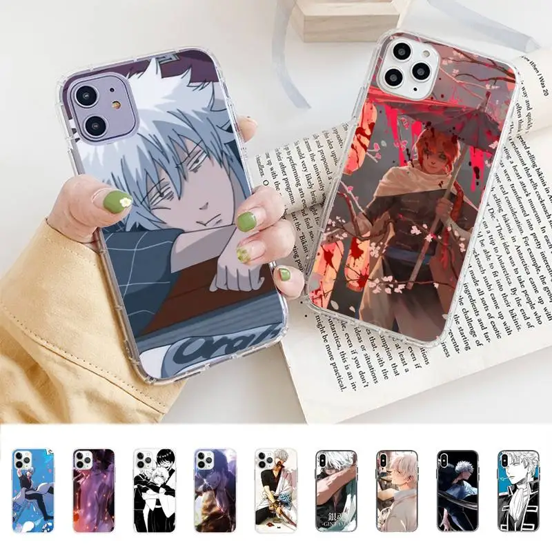 

Anime Gintama Phone Case for iphone 13 8 7 6 6S Plus X 5S SE 2020 XR 11 12 pro XS MAX