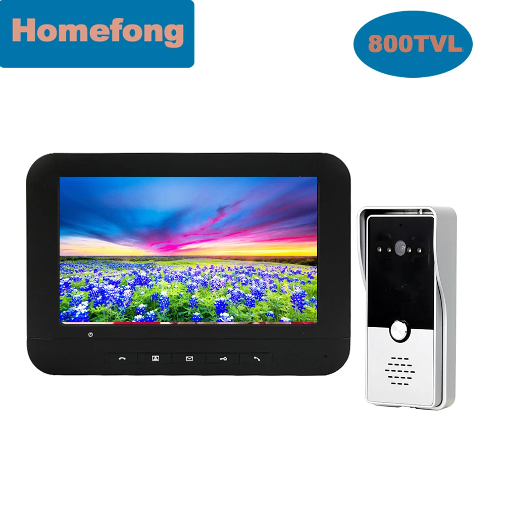 Dragonsview 7 дюймов видеодомофон дверной звонок камера комплект система