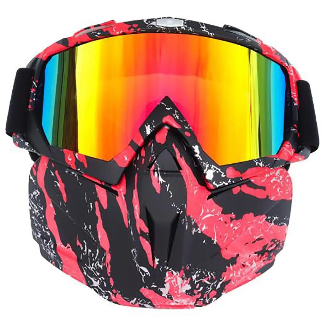 Ветрозащитный мотоциклетный шлем маска очки Съемная езда ПК для мотоциклистов |