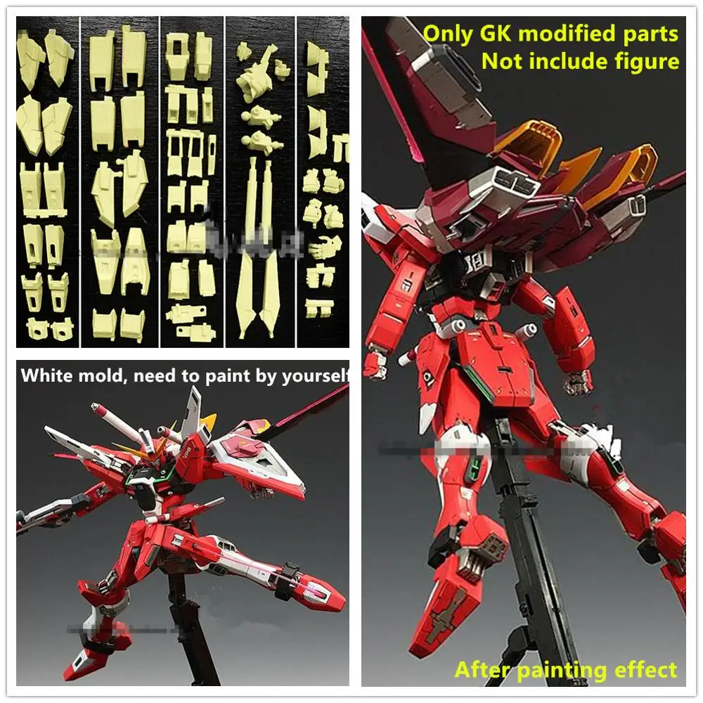Модель GK Смола белая форма модифицированные детали Набор для Bandai MG 1/100