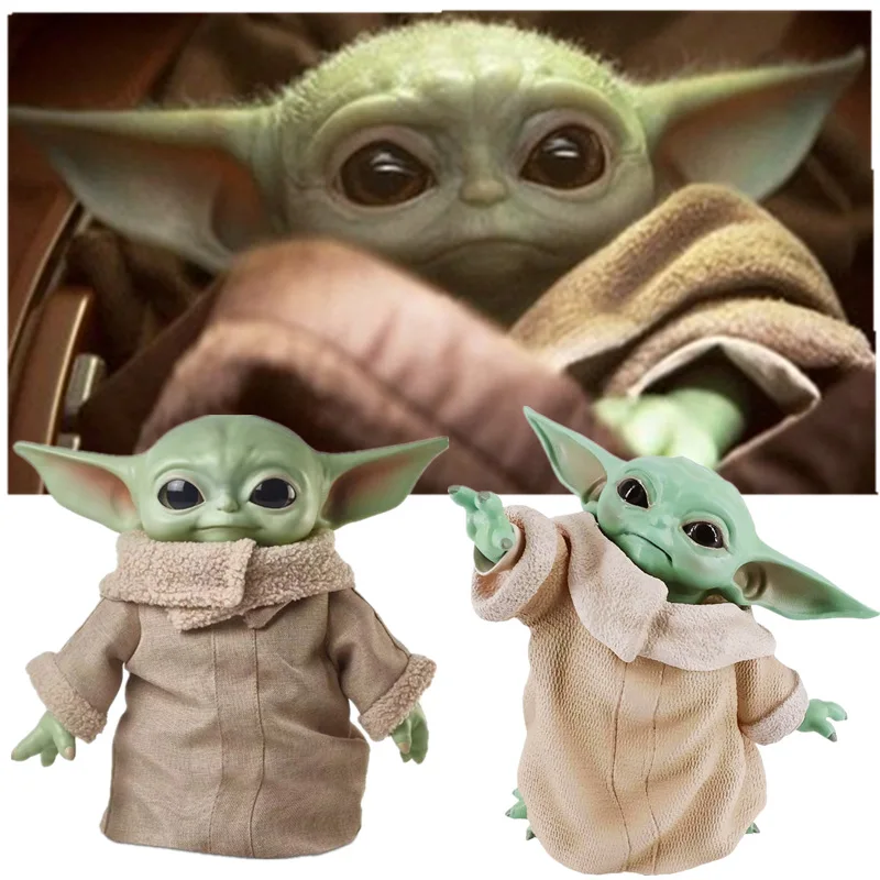 

Disney 8CM/16CM/ Star Wars Glow Yoda Baby Action Figure Toys Yoda Figure Toys Yoda Master Figuras Dolls Toy Gifts for Children