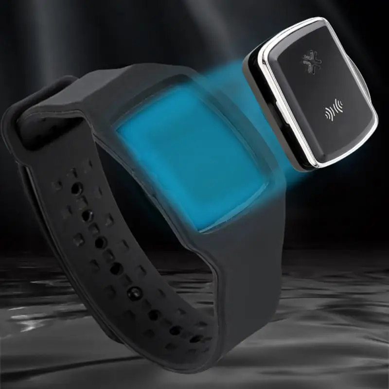 Ультразвуковой Натуральный репеллент от комаров браслет IP67 Водонепроницаемый