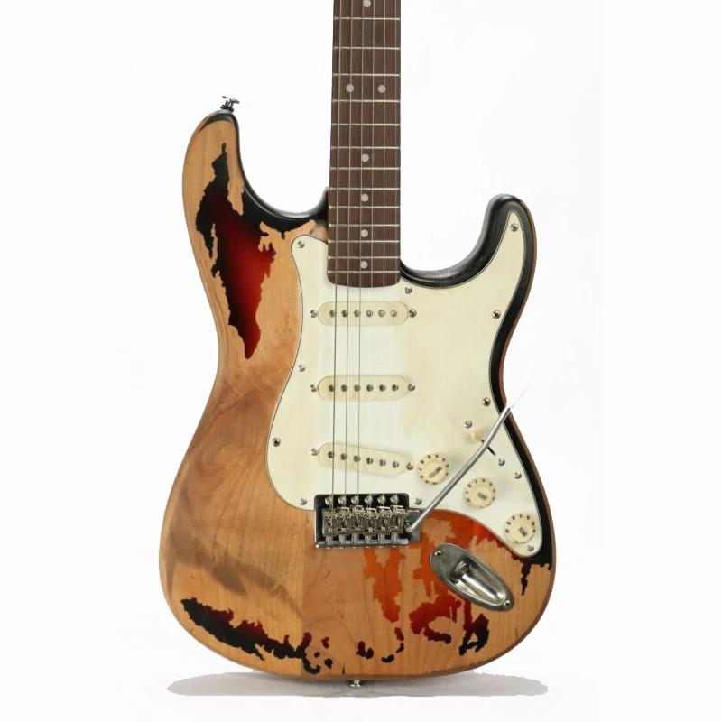

New High Quality 6 Strings customized ST Style Electric Guitar SSS Pickups Alder Body Rosewood Fingerboard Maple Neck