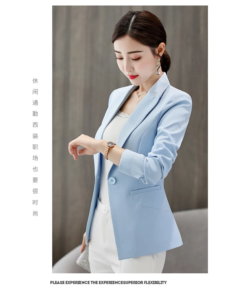 Spring Autumn Women Blazer White Black Mesh Bordered Ruffled Slim Single Button Short Long Sleeve Jacket Coat Outwear | Женская одежда