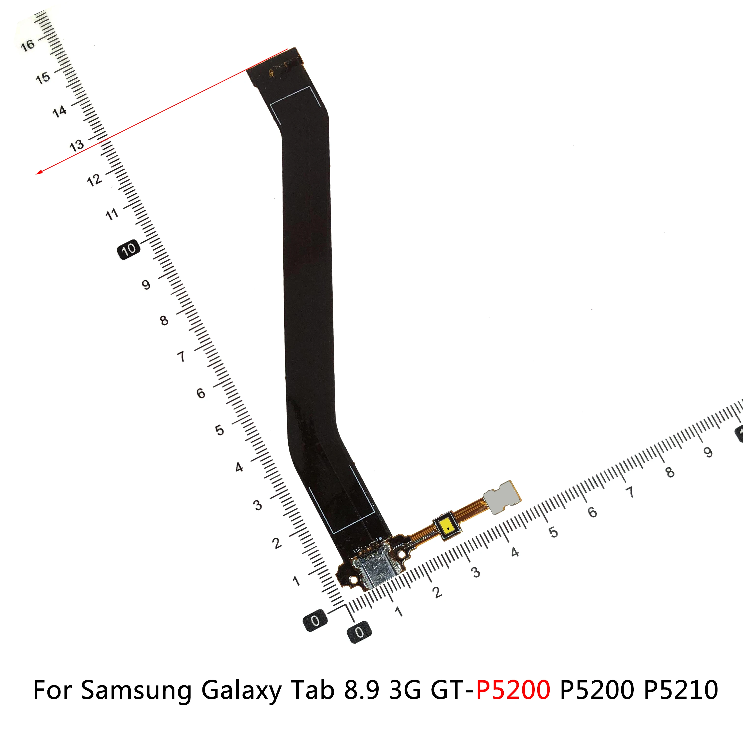 Плата для зарядки гибкий кабель Samsung P7300 P7310 P901 P905 P900 P5200 P5210 P7500 P7510 P600 P601 P605 P5100 P5110