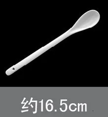 62 Zakka оригинальная Керамическая маленькая ложка с длинной ручкой для